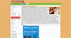Desktop Screenshot of germanydatingnet.com
